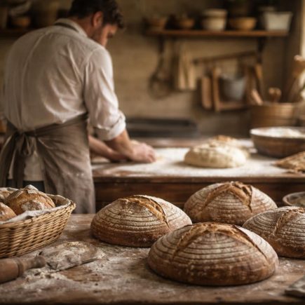 boulanger-preparation-pain-levain-cuisine-rustique