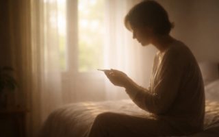 silhouette-personne-lit-thermometre-fenetre