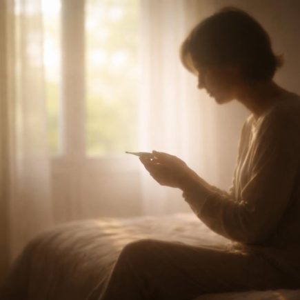silhouette-personne-lit-thermometre-fenetre