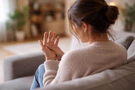 personne-assise-canape-main-inquietude