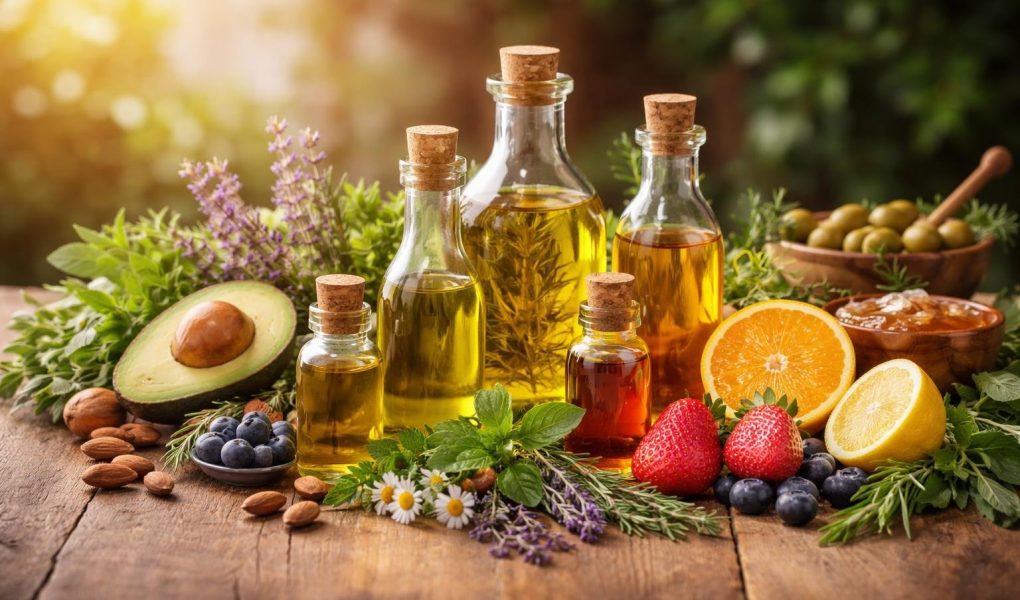 ingredients-naturels-huiles-plantes-fruits